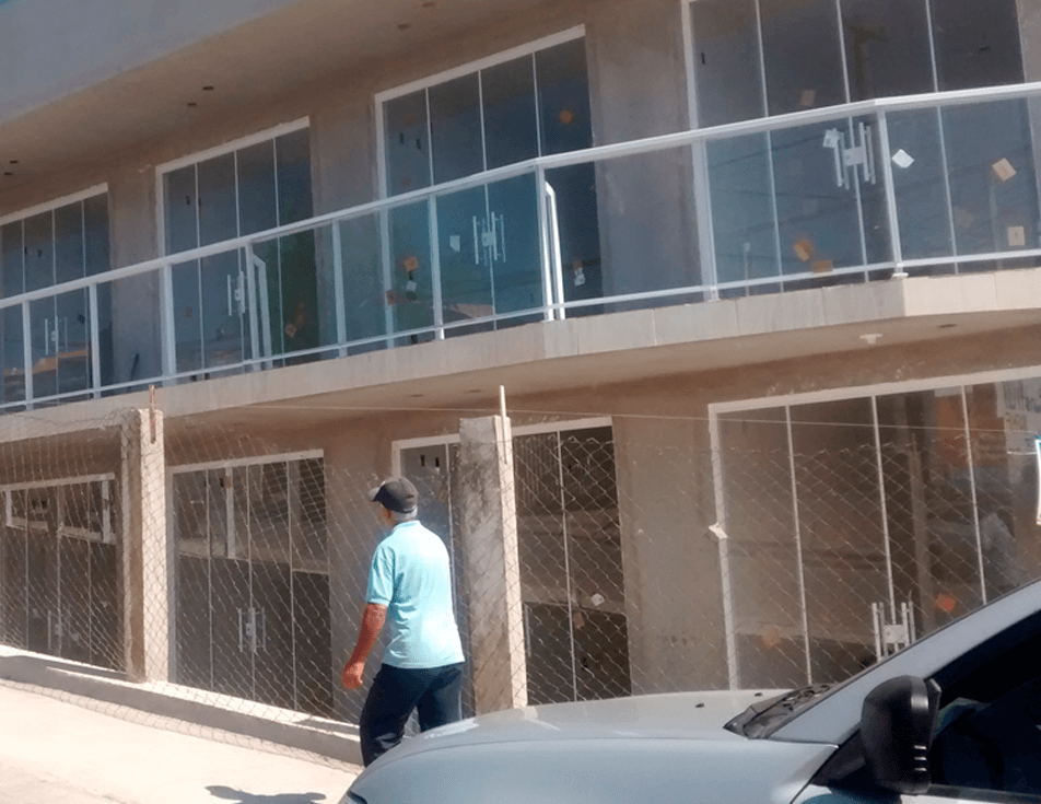Fachada em vidro